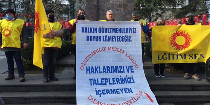 Eğitim-Sen Trabzon’dan tepki! “Öğretmenlik meslek kanunu tasarısı geri çekilmelidir!”