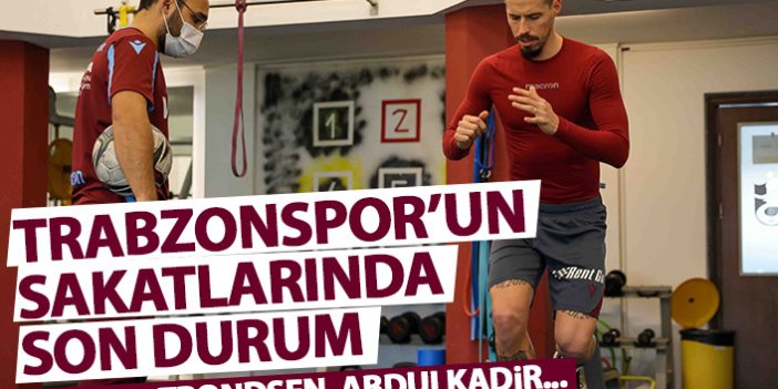 Trabzonspor'un sakatlarında son durum! Hamsik, Trondsen ve Abdulkadir...