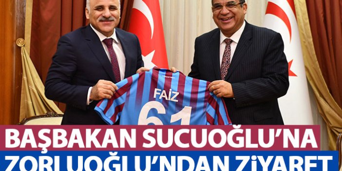 Zorluoğlu KKTC Başbakanı Sucuoğlu'nu ziyaret etti