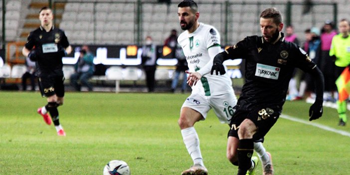 Konyaspor Giresunspor'u tek golle geçti