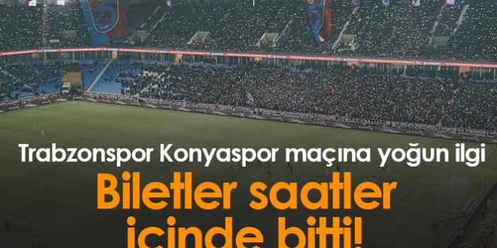 Trabzonspor taraftarı biletlere hücum etti!