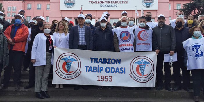 Trabzon’da doktorlardan eylem! G(ö)revdeyiz…