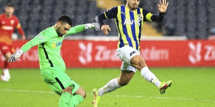 Kayserispor, son dakikada Fenerbahçe'yi eledi