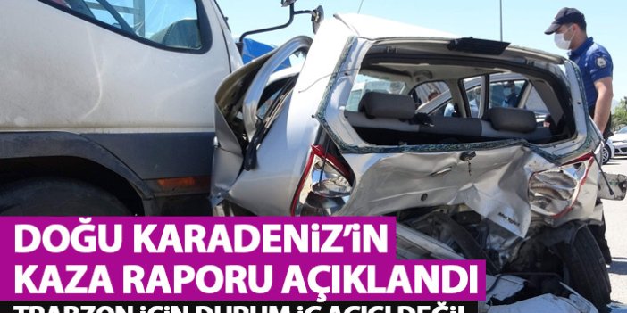 Doğu Karadeniz'de trafik kazası konusunda Trabzon'un notu kötü!