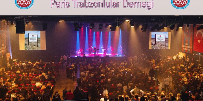 Paris'te Trabzon gecesi düzenlendi