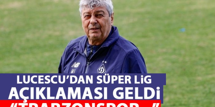 Lucescu'dan Trabzonspor yorumu!