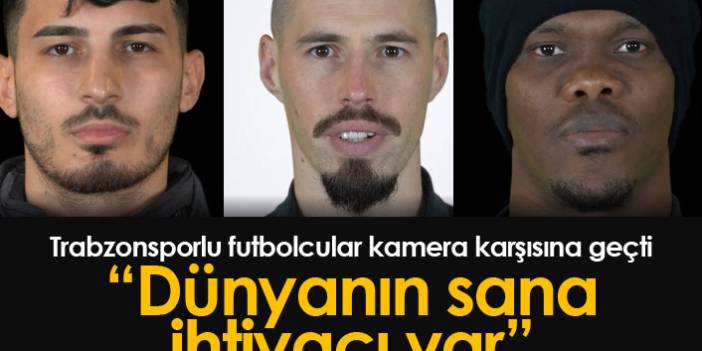 Trabzonsporlu futbolcular iklim değişikliğine dikkati çekti