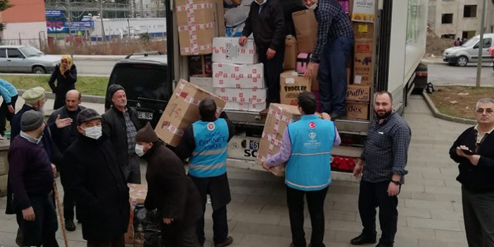 Trabzon'dan İdlib'e yardım