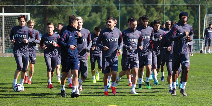 Trabzonspor’da Alanyaspor maçı öncesi son durum
