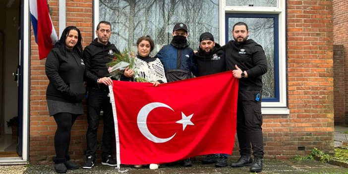 Hollanda’da ırkçılığa uğrayan Türk aileye destek
