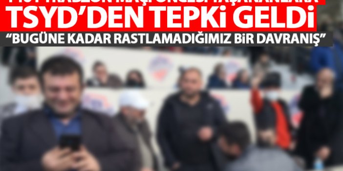 1461 Trabzon maçı öncesi yaşanan skandala TSYD'den tepki