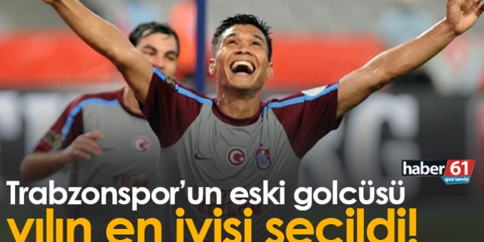 Trabzonspor’un eski golcüsü Teofilo Gutierrez ödül aldı!