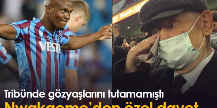 Trabzonspor maçında gözyaşlarını tutamamıştı, Nwakaeme'den davet geldi