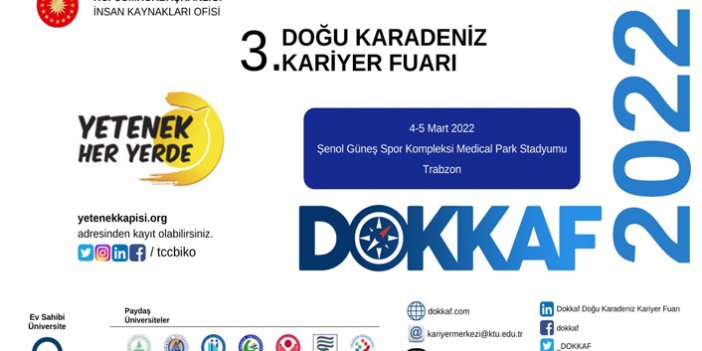 Trabzon Üniversitesi DOKKAF'22'ye davet etti