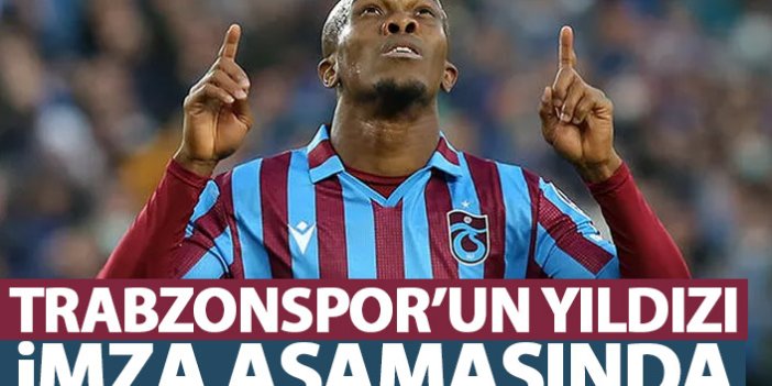 Trabzonspor'un yıldızı imza aşamasında