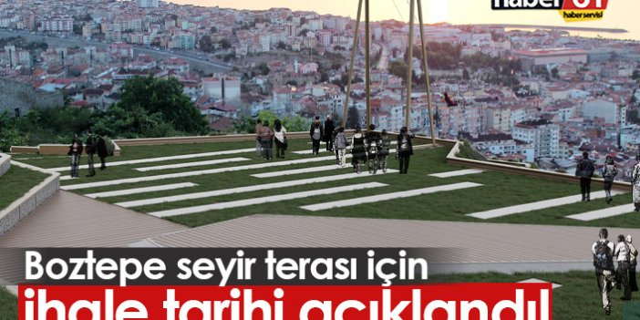 Trabzon’da yapılacak seyir terası için ihale tarihi belli oldu