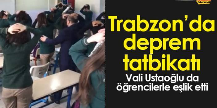 Trabzon'da deprem tatbikatı yapıldı