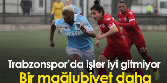Trabzonspor kadın futbol takımı yenildi