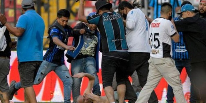 Meksika Ligi'nde maçta çıkan kavgada 17 kişi öldü