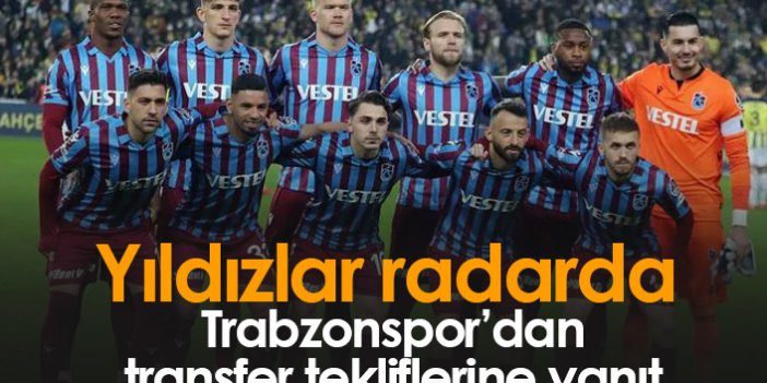 Trabzonspor'da futbolculara gelen teklifler için karar verildi