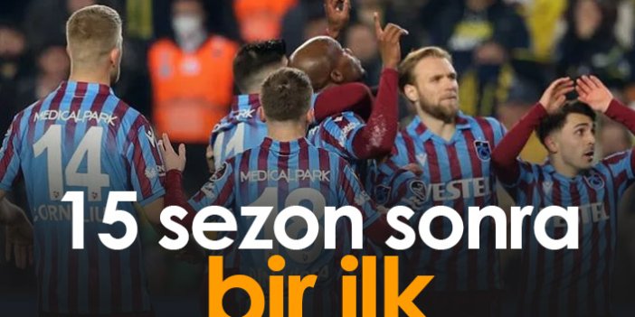 Trabzonspor'dan 15 sezon sonra bir ilk