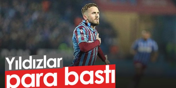 Trabzonspor'un yıldızları paralarını çıkarıyor