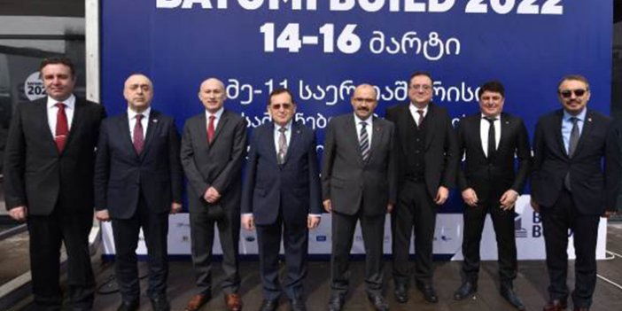 Trabzon heyeti, Batumi Build 2022 fuarında