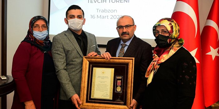 Trabzon'da "Devlet Övünç Madalyası ve Beratı Tevcih Töreni