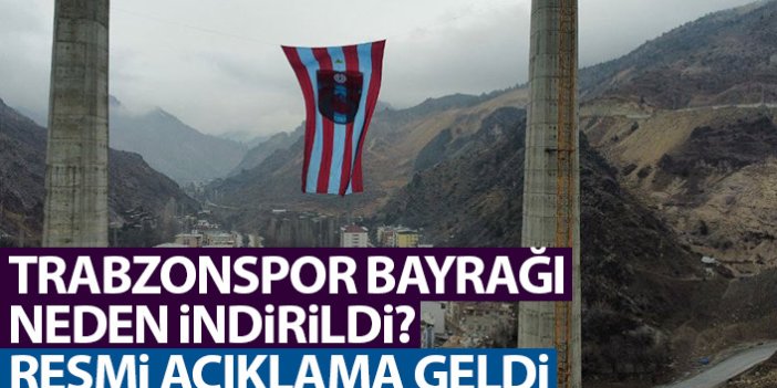 Trabzonspor bayrağını neden indirdiler? Resmi açıklama geldi!