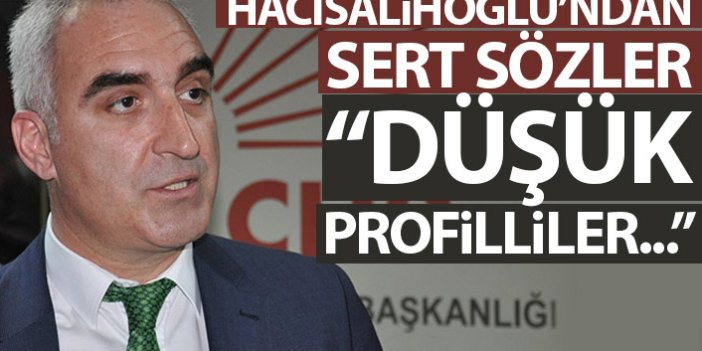 CHP Trabzon İl Başkanı Hacısalihoğlu'ndan sert sözler:  "Düşük profilliler..."