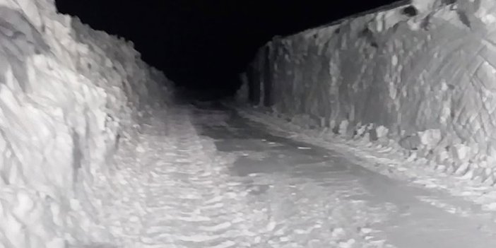 Yüksek kesimlerinde kar kalınlığı 2 metreyi buldu