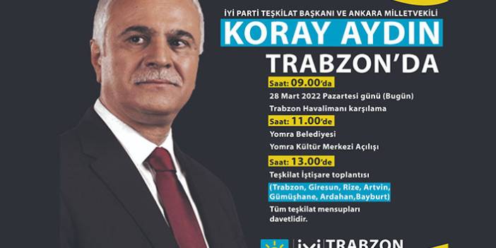 Koray Aydın Trabzon'da
