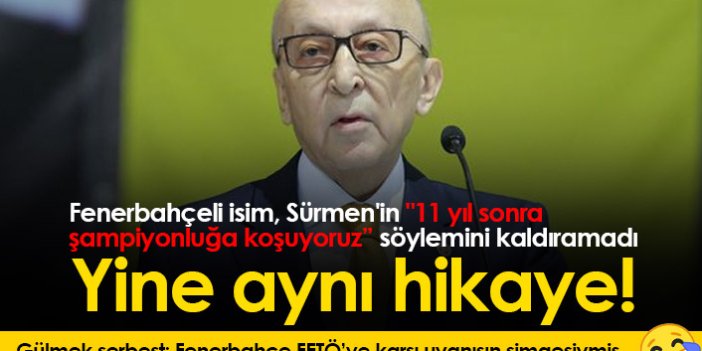 Fenerbahçeli isim Sürmen'in "2011 şampiyonu Trabzonspor" söylemini kaldıramadı!