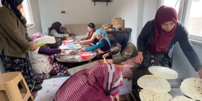 Trabzon'da Ramazan lezzetleri imece ile yapılıyor