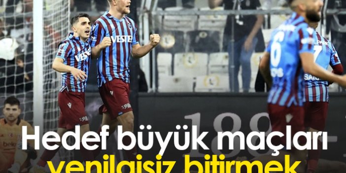 Trabzonspor Avcı'yla büyük maçları yenilgisiz bitirmek istiyor