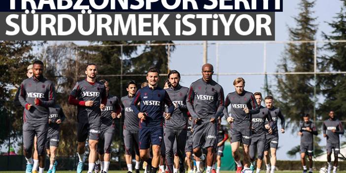 Trabzonspor, evinde kaybetmeme serisini sürdürmek istiyor.1 Nisan 2022