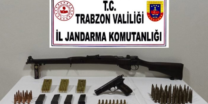 Trabzon’da jandarmadan uzun namlulu silah operasyonu