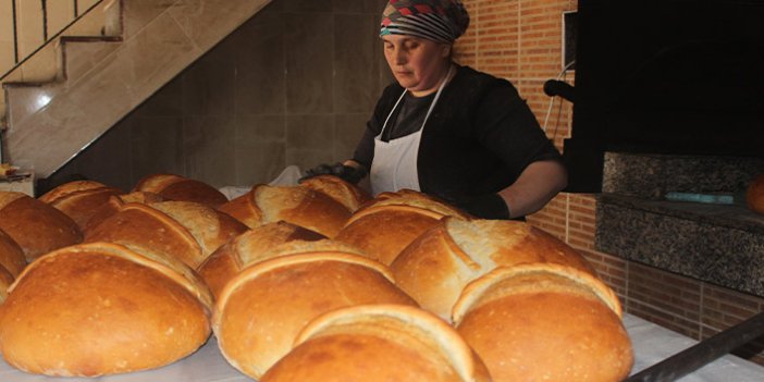 Giresun'da kadın ekmek ustası