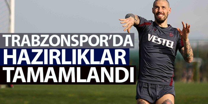 Trabzonspor'da Beşiktaş maçı hazırlıkları tamamlandı