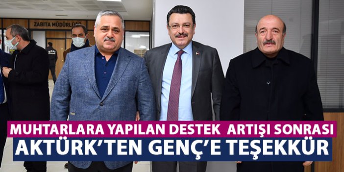 Bekir Aktürk'ten Ahmet Metin Genç'e teşekkür