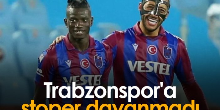 Trabzonspor'a savunma dayanmadı