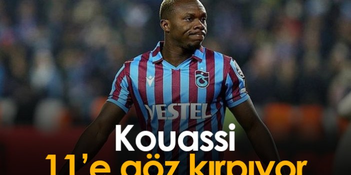 Trabzonspor'da Kouassi 11'e göz kırpıyor