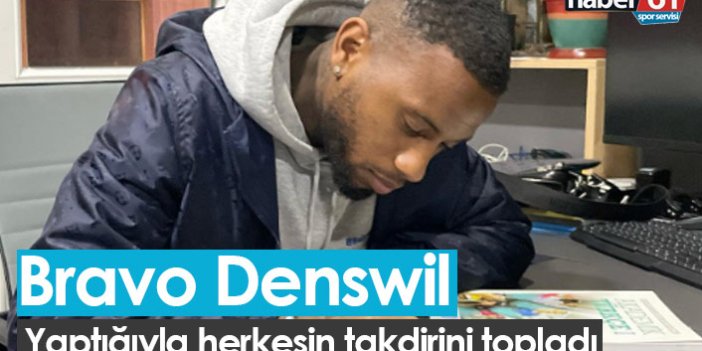 Trabzonsporlu Denswil Türkçe öğreniyor