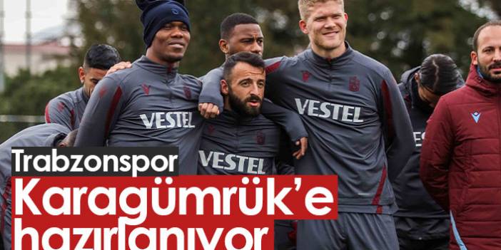 Trabzonspor, Fatih Karagümrük maçı hazırlıklarını sürdürüyor