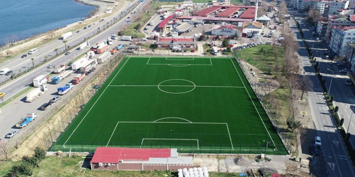 Yalı Mahallesi Futbol Sahası yenileniyor! FİFA Standatlarında olacak