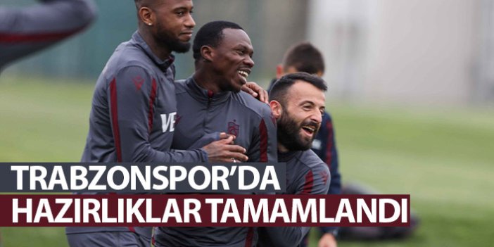 Trabzonspor'da Karagümrük maçı hazırlıkları tamamlandı