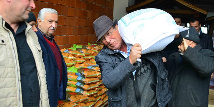 Üreticilere 13 ton tohum dağıtıldı
