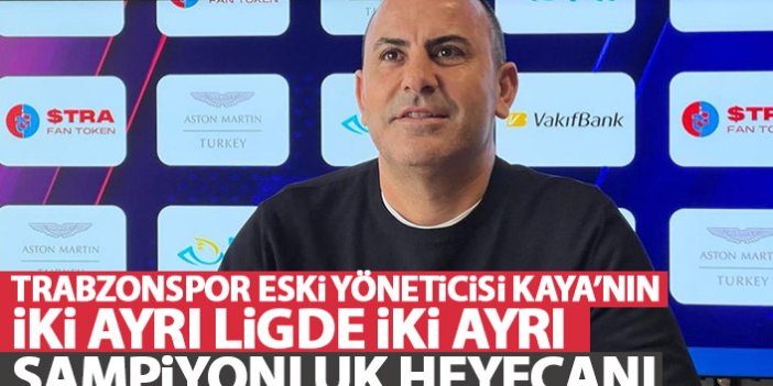 Nevzat Kaya: "İnşallah Trabzonspor şampiyon olacak. Biz de 3. Lig Kupası'nı Trabzon'da kaldıracağız"