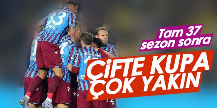 Trabzonspor'da 37 yıl sonra çifte kupa heyecanı
