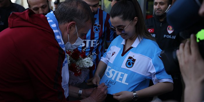Trabzonspor’a Adana’da coşkulu karşılama